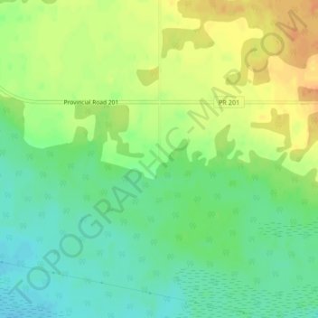 Menisino地形图、海拔、地势