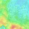 La Caillerie地形图、海拔、地势