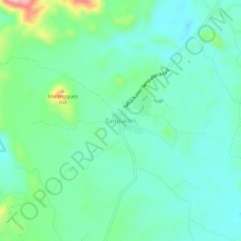 Tampalon地形图、海拔、地势