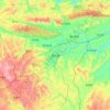 金沙县地形图、海拔、地势