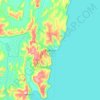 Bukoba地形图、海拔、地势