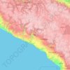 Departamento de Arequipa地形图、海拔、地势