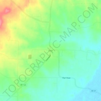 Cord地形图、海拔、地势
