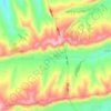 克那地形图、海拔、地势