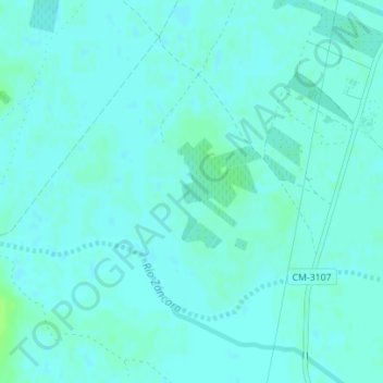 Cuaco地形图、海拔、地势