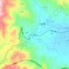木渣洛地形图、海拔、地势