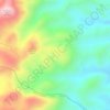 El Naranjal地形图、海拔、地势