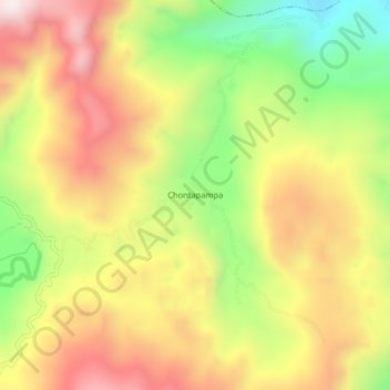 Chontapampa地形图、海拔、地势
