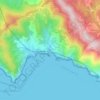 Monterosso al Mare地形图、海拔、地势
