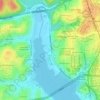 Boribana地形图、海拔、地势