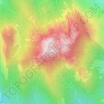 Mestre Álvaro地形图、海拔、地势