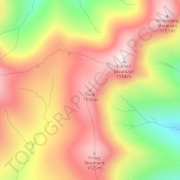 Dink地形图、海拔、地势