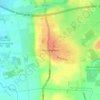 Messingham地形图、海拔、地势
