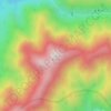 黎明尖地形图、海拔、地势