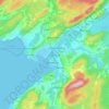 Steinkjer地形图、海拔、地势