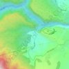 Bekhal地形图、海拔、地势