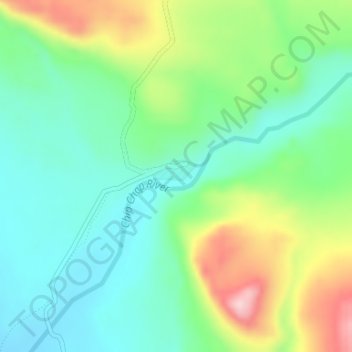 Gapshan地形图、海拔、地势