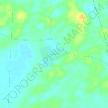 Ranisar地形图、海拔、地势