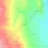 Kenyatta地形图、海拔、地势