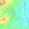 奢岭街道地形图、海拔、地势