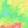 La Grange Huguette地形图、海拔、地势