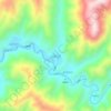 白猿沟村地形图、海拔、地势