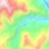 百里地形图、海拔、地势
