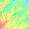 锹峪镇地形图、海拔、地势