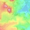 Veyrèras地形图、海拔、地势