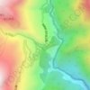 旦成拉观景台地形图、海拔、地势
