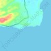 Baculin地形图、海拔、地势