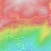 大口瀑布地形图、海拔、地势