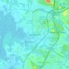 振林山地形图、海拔、地势