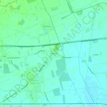 Alvisopoli地形图、海拔、地势