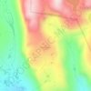Gravdalsryggen地形图、海拔、地势