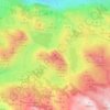 Pico Bricial地形图、海拔、地势