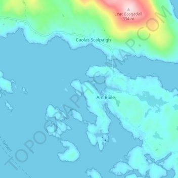 Cuddy Point地形图、海拔、地势