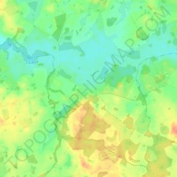 Wesselstorf地形图、海拔、地势