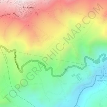San Jose地形图、海拔、地势