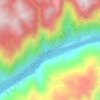 鱼洞地形图、海拔、地势