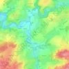 La Barre地形图、海拔、地势