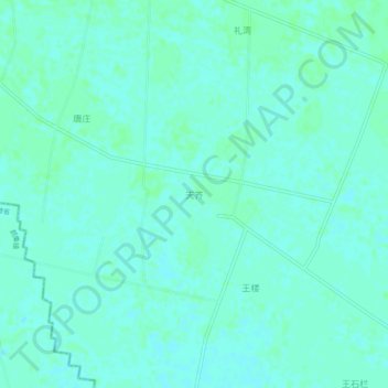 天齐地形图、海拔、地势
