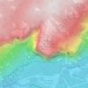 El Capitan地形图、海拔、地势
