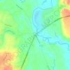 Aylett地形图、海拔、地势