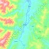 团河镇地形图、海拔、地势