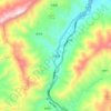 八步镇地形图、海拔、地势
