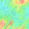 冷水江市地形图、海拔、地势
