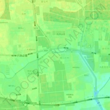 葫芦河村地形图、海拔、地势