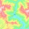 青莲镇地形图、海拔、地势