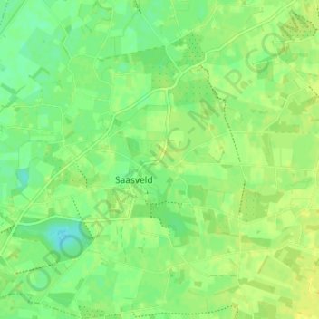 Zoeke地形图、海拔、地势